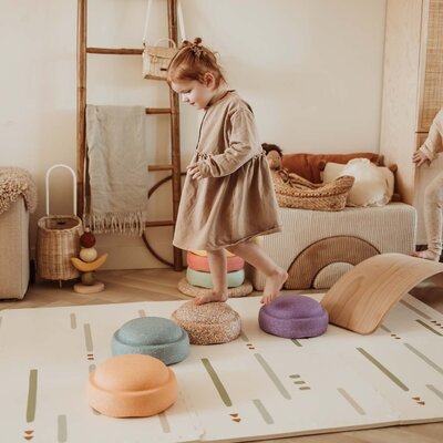 Tiloo - Puzzelmat EEVAA - 6 tegels Farm (120 x 180 cm)
