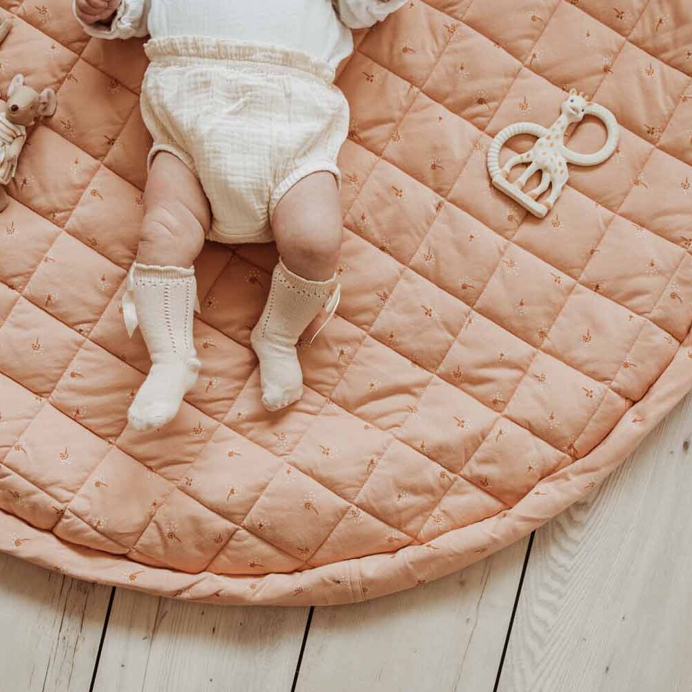 Noomad - Opbergzak - Speelmat Baby Soft - organic cotton - 120 cm Fleuri Noomad - Opbergzak - Speelmat Baby Soft - organic cotton - 120 cm Fleuri