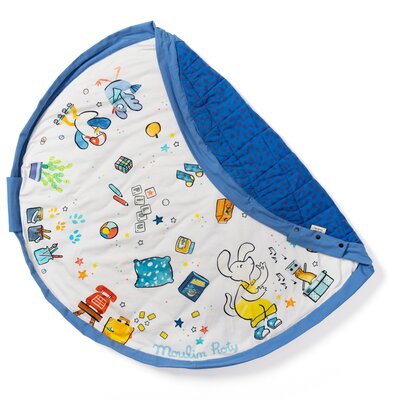 Noomad - Opbergzak - Speelmat Baby Soft - organic cotton - 120 cm Puce & Pilou by Moulin Roty Noomad - Opbergzak - Speelmat Baby Soft - organic cotton - 120 cm Puce & Pilou by Moulin Roty