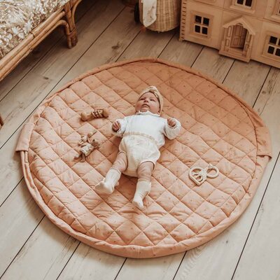 Noomad - Opbergzak - Speelmat Baby Soft - organic cotton - 120 cm Fleuri Noomad - Opbergzak - Speelmat Baby Soft - organic cotton - 120 cm Fleuri