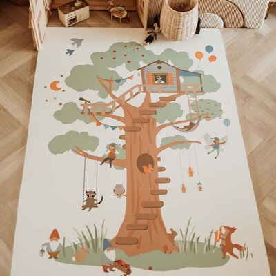 Tiloo - Puzzelmat EEVAA - 6 tegels Treehouse (120 x 180 cm) Tiloo - Puzzelmat EEVAA - 6 tegels Treehouse (120 x 180 cm)