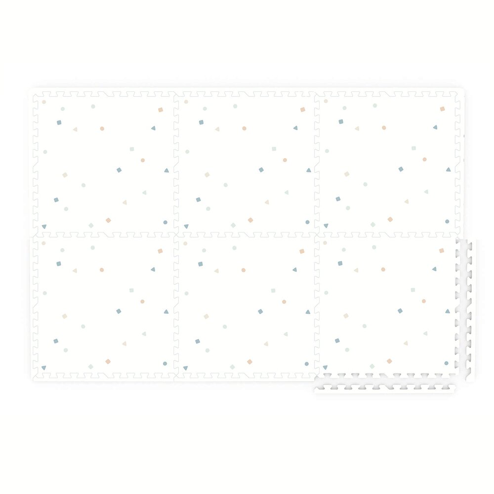 Tiloo - Puzzelmat EEVAA - 6 tegels Worldmap colour (120 x 180 cm - 6 tiles)