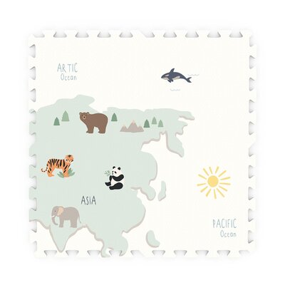Tiloo - Puzzelmat EEVAA - 6 tegels Worldmap colour (120 x 180 cm - 6 tiles) Tiloo - Puzzelmat EEVAA - 6 tegels Worldmap colour (120 x 180 cm - 6 tiles)