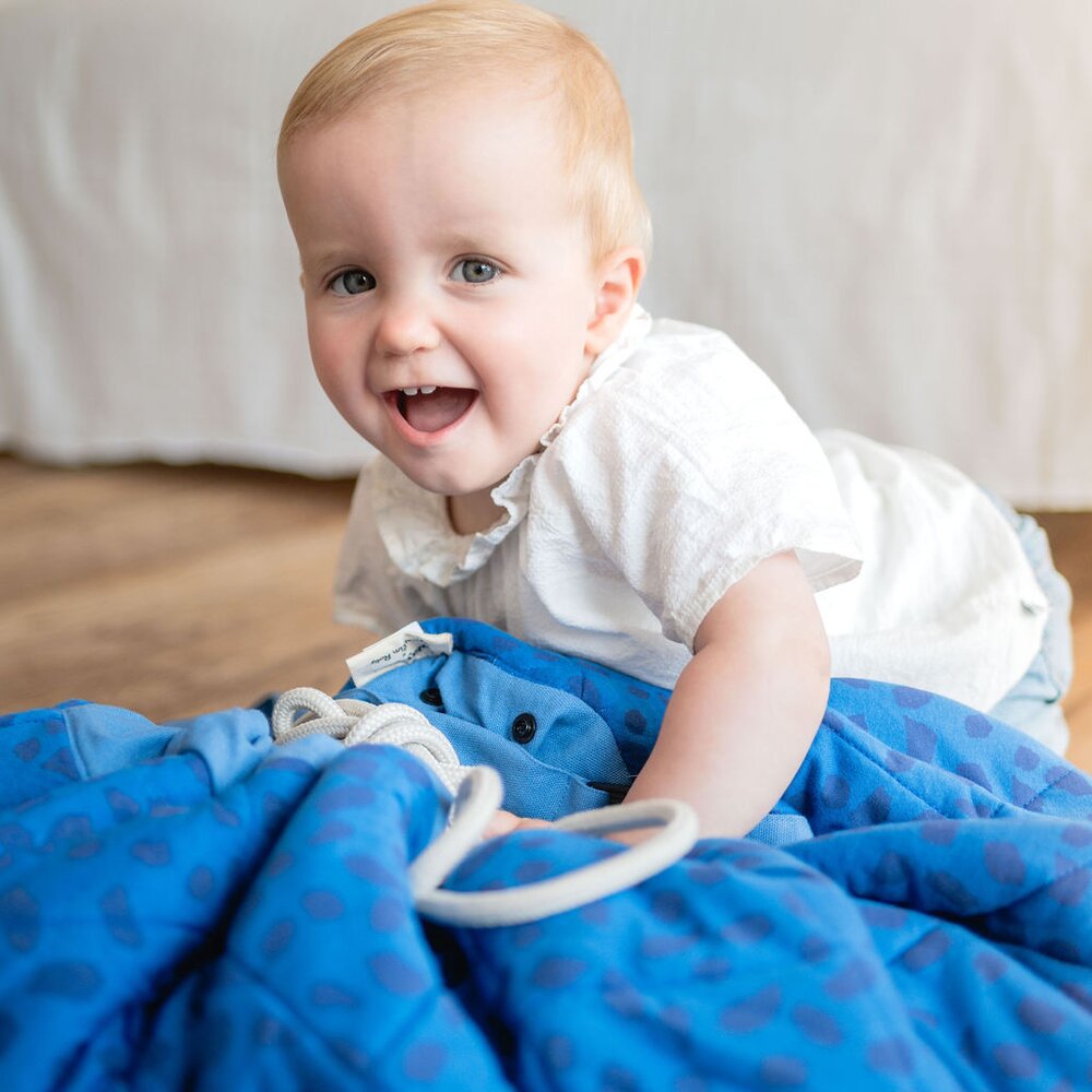 Noomad - Opbergzak - Speelmat Baby Soft - organic cotton - 120 cm Puce & Pilou by Moulin Roty Noomad - Opbergzak - Speelmat Baby Soft - organic cotton - 120 cm Puce & Pilou by Moulin Roty