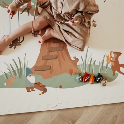 Tiloo - Puzzelmat EEVAA - 6 tegels Treehouse (120 x 180 cm) Tiloo - Puzzelmat EEVAA - 6 tegels Treehouse (120 x 180 cm)
