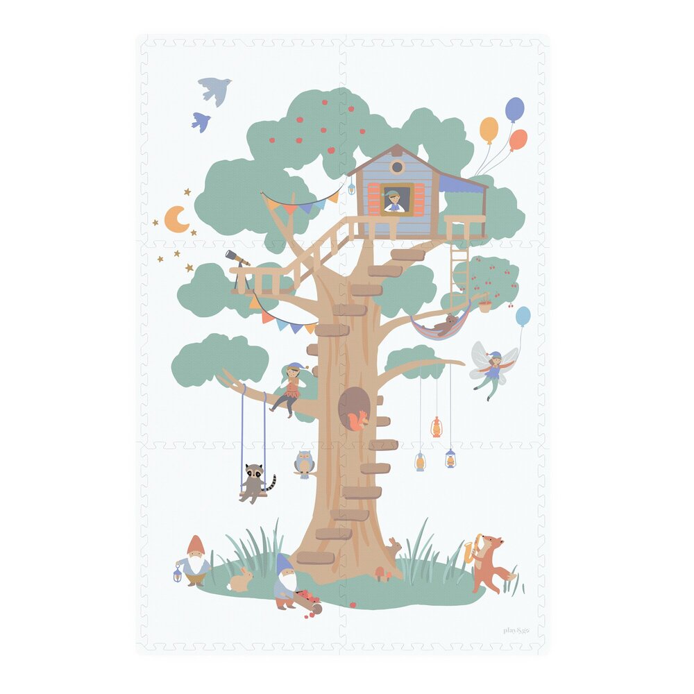 Tiloo - Puzzelmat EEVAA - 6 tegels Treehouse (120 x 180 cm) Tiloo - Puzzelmat EEVAA - 6 tegels Treehouse (120 x 180 cm)