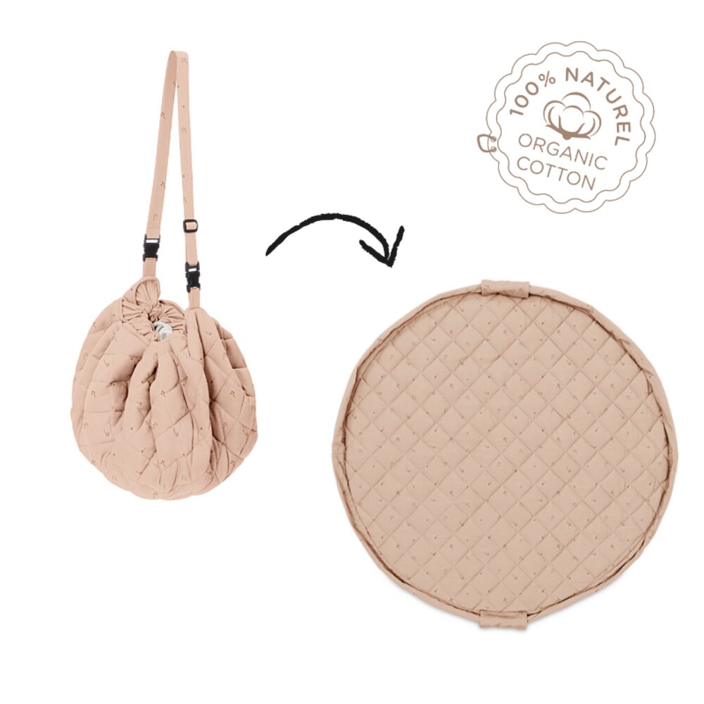 Noomad - Opbergzak - Speelmat Baby Soft - organic cotton - 120 cm Fleuri Noomad - Opbergzak - Speelmat Baby Soft - organic cotton - 120 cm Fleuri