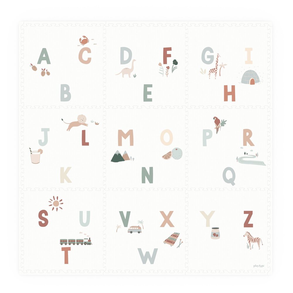 Tiloo - Puzzelmat EEVAA - 9 tegels Alphabet (180 x 180 cm) Tiloo - Puzzelmat EEVAA - 9 tegels Alphabet (180 x 180 cm)