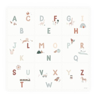 Tiloo - Puzzelmat EEVAA - 9 tegels Alphabet (180 x 180 cm)