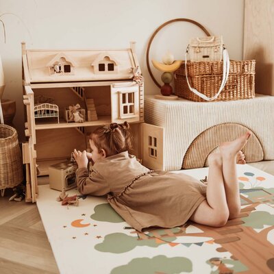 Tiloo - Puzzelmat EEVAA - 6 tegels Treehouse (120 x 180 cm) Tiloo - Puzzelmat EEVAA - 6 tegels Treehouse (120 x 180 cm)