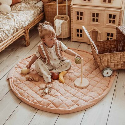 Noomad - Opbergzak - Speelmat Baby Soft - organic cotton - 120 cm Fleuri Noomad - Opbergzak - Speelmat Baby Soft - organic cotton - 120 cm Fleuri