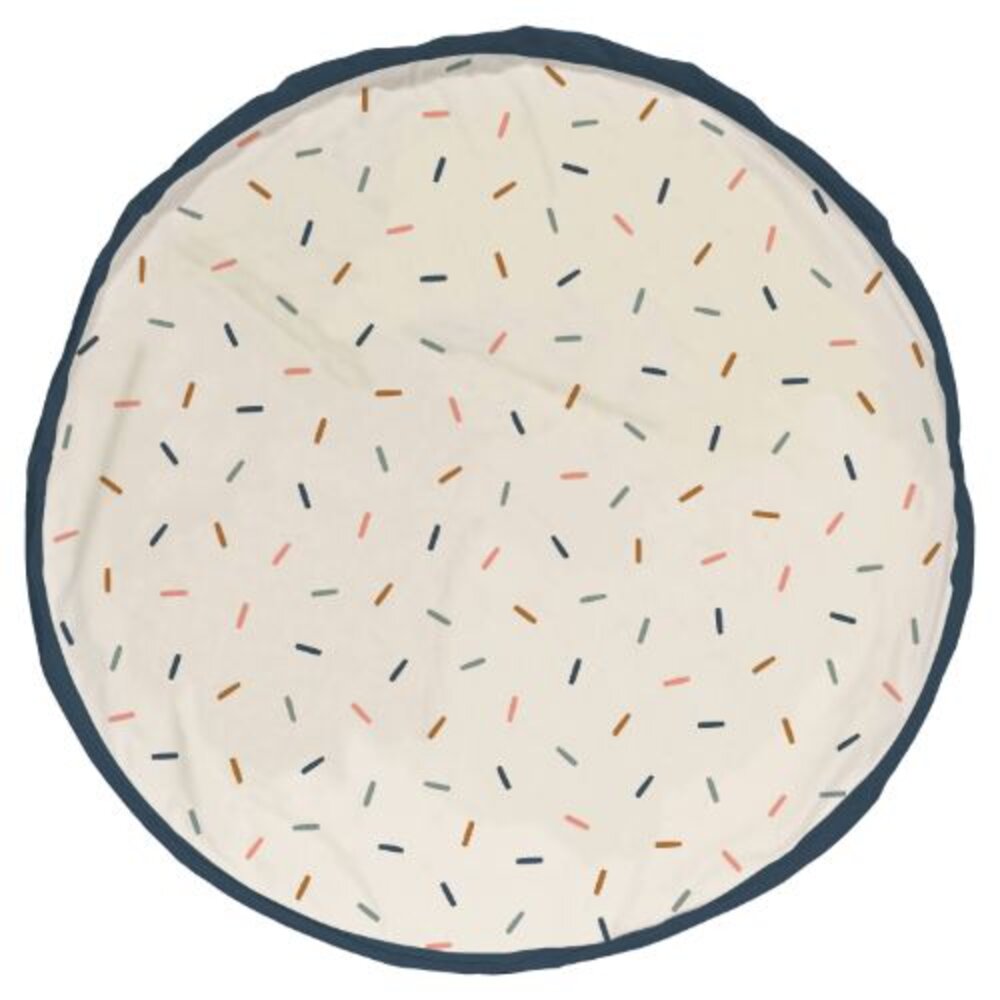 Noomad - Opbergzak - Speelmat single print - 140cm Confetti