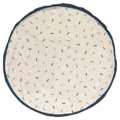 Noomad - Opbergzak - Speelmat single print - 140cm Confetti