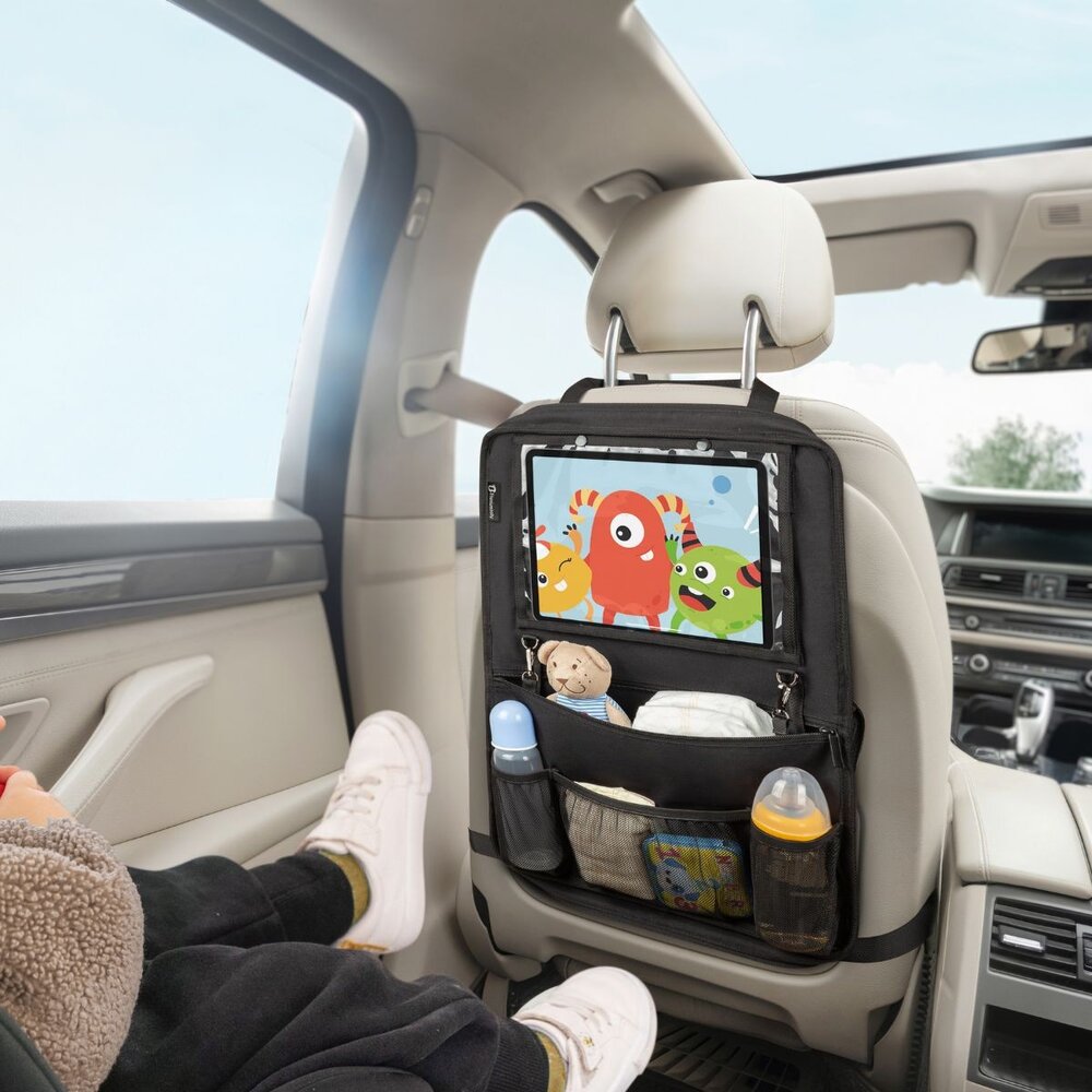 Premium autostoel organizer achter + Ipad