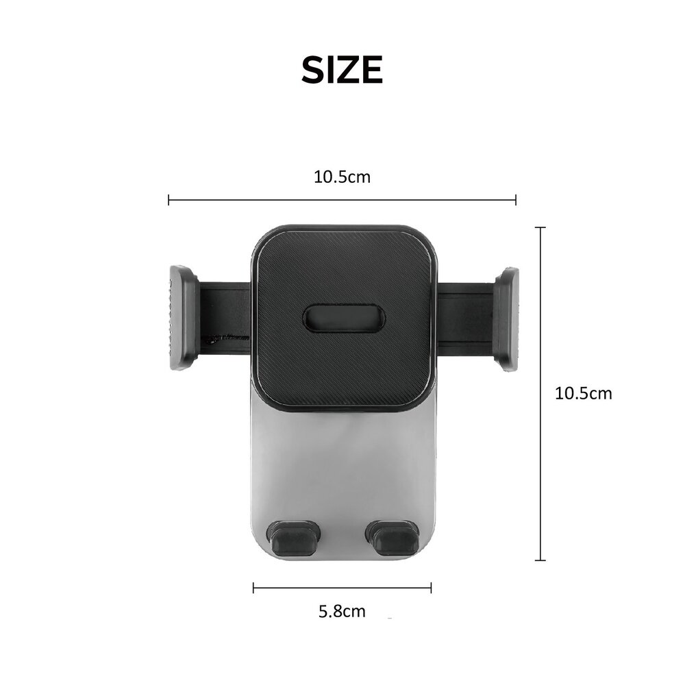 Kinderwagen telefoonhouder Zwart