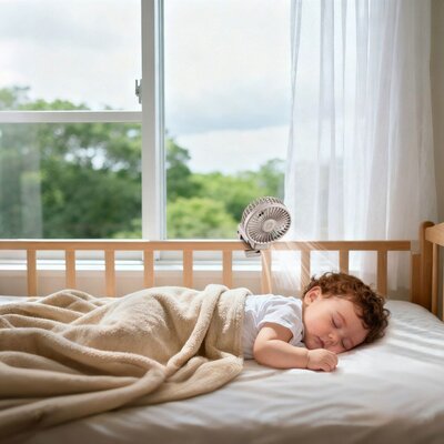 Oplaadbare clip-on ventilator Oplaadbare clip-on ventilator