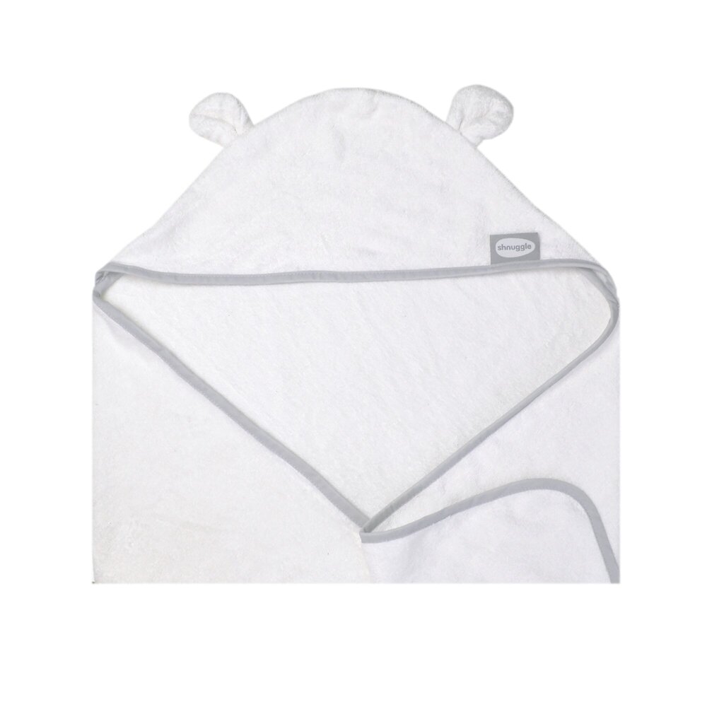 Badcape met oortjes White