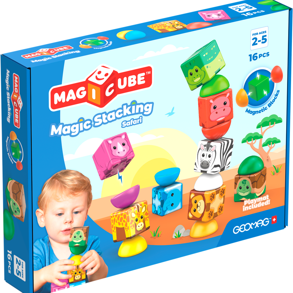Geomag Magicube blocks Safari
