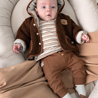 Longsleeve rib met streep - Tiny Timber Tales Grijs melange Longsleeve rib met streep - Tiny Timber Tales Grijs melange