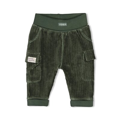 Broek velours rib - Wiggle and Waddle Groen Broek velours rib - Wiggle and Waddle Groen