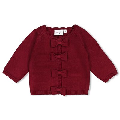 Vestje gebreid - My Little Love Bordeaux Vestje gebreid - My Little Love Bordeaux