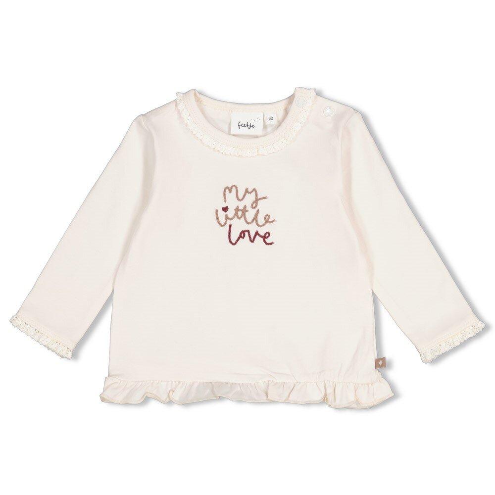 Longsleeve ruches - My Little Love Offwhite Longsleeve ruches - My Little Love Offwhite