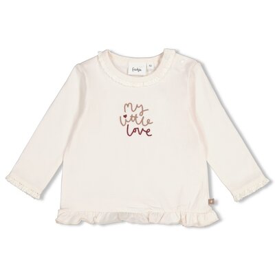Longsleeve ruches - My Little Love Offwhite Longsleeve ruches - My Little Love Offwhite