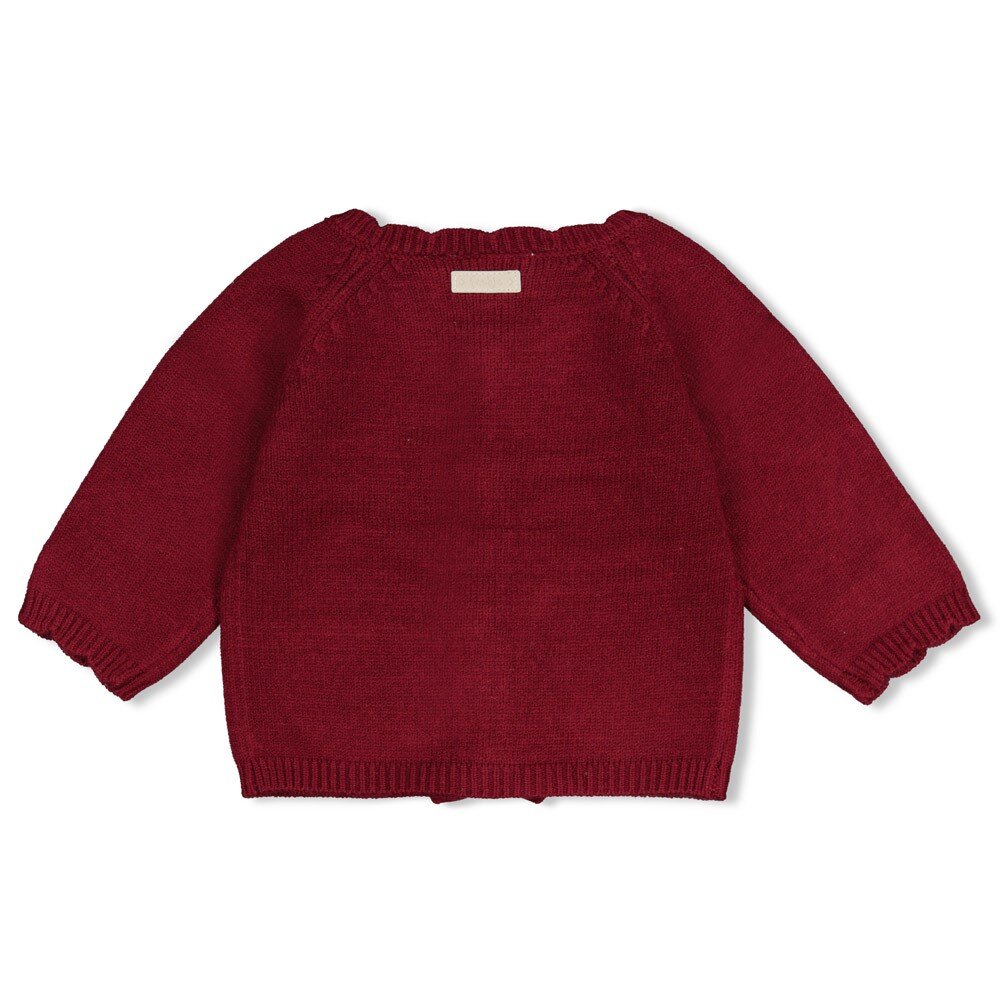 Vestje gebreid - My Little Love Bordeaux