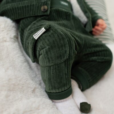 Broek velours rib - Wiggle and Waddle Groen Broek velours rib - Wiggle and Waddle Groen