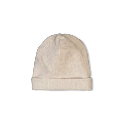 Mutsje velours rib - The Cuddle Company Taupe melange