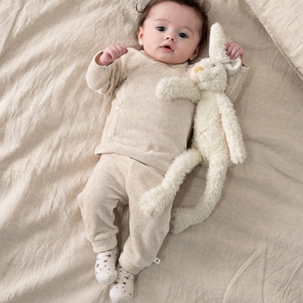 Broek velours rib - The Cuddle Company Taupe melange Broek velours rib - The Cuddle Company Taupe melange