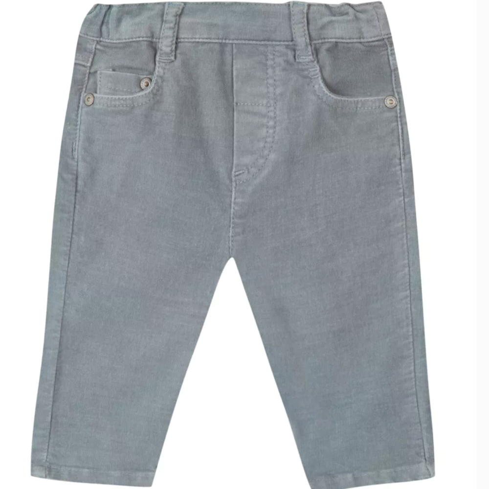 Broek fluweel Bleu nuage