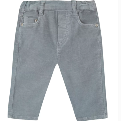 Broek fluweel Bleu nuage