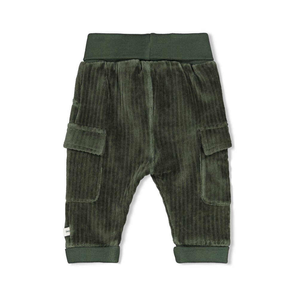 Broek velours rib - Wiggle and Waddle Groen Broek velours rib - Wiggle and Waddle Groen