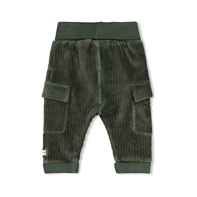 Broek velours rib - Wiggle and Waddle Groen Broek velours rib - Wiggle and Waddle Groen