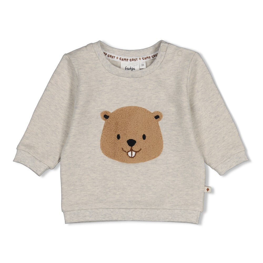 Sweater - Tiny Timber Tales Grijs melange