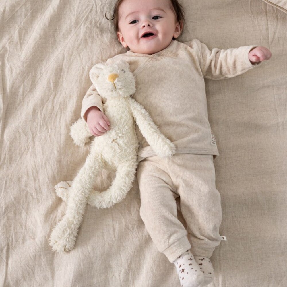 Overslagshirt velours rib - The Cuddle Company Taupe melange Overslagshirt velours rib - The Cuddle Company Taupe melange