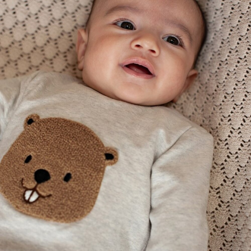 Sweater - Tiny Timber Tales Grijs melange