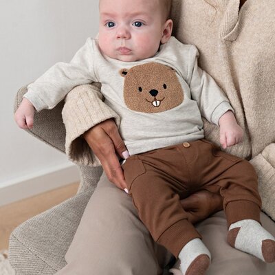 Sweater - Tiny Timber Tales Grijs melange