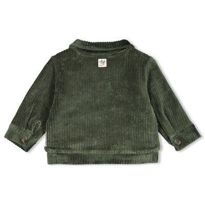 Jasje velours rib - Wiggle and Waddle Groen Jasje velours rib - Wiggle and Waddle Groen