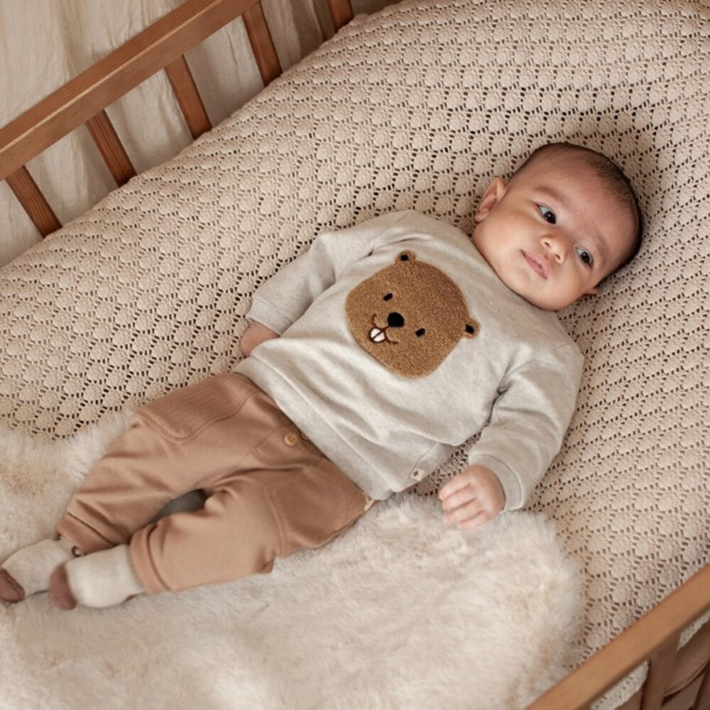 Sweater - Tiny Timber Tales Grijs melange