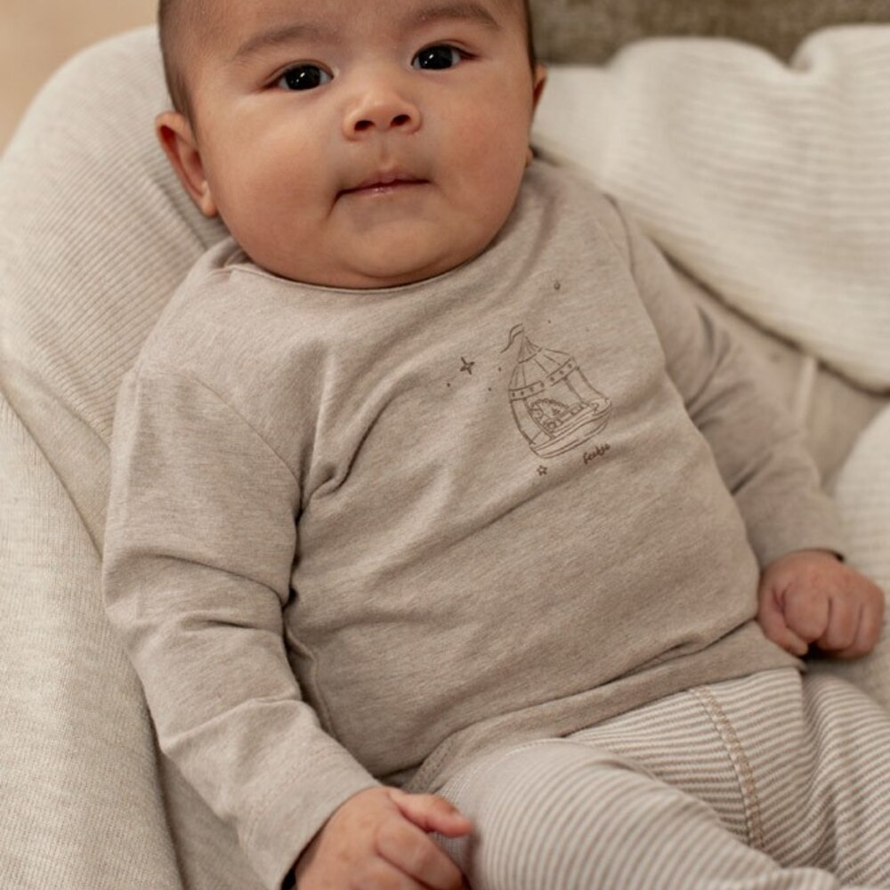 Longsleeve - The Cuddle Company Bruin melange Longsleeve - The Cuddle Company Bruin melange