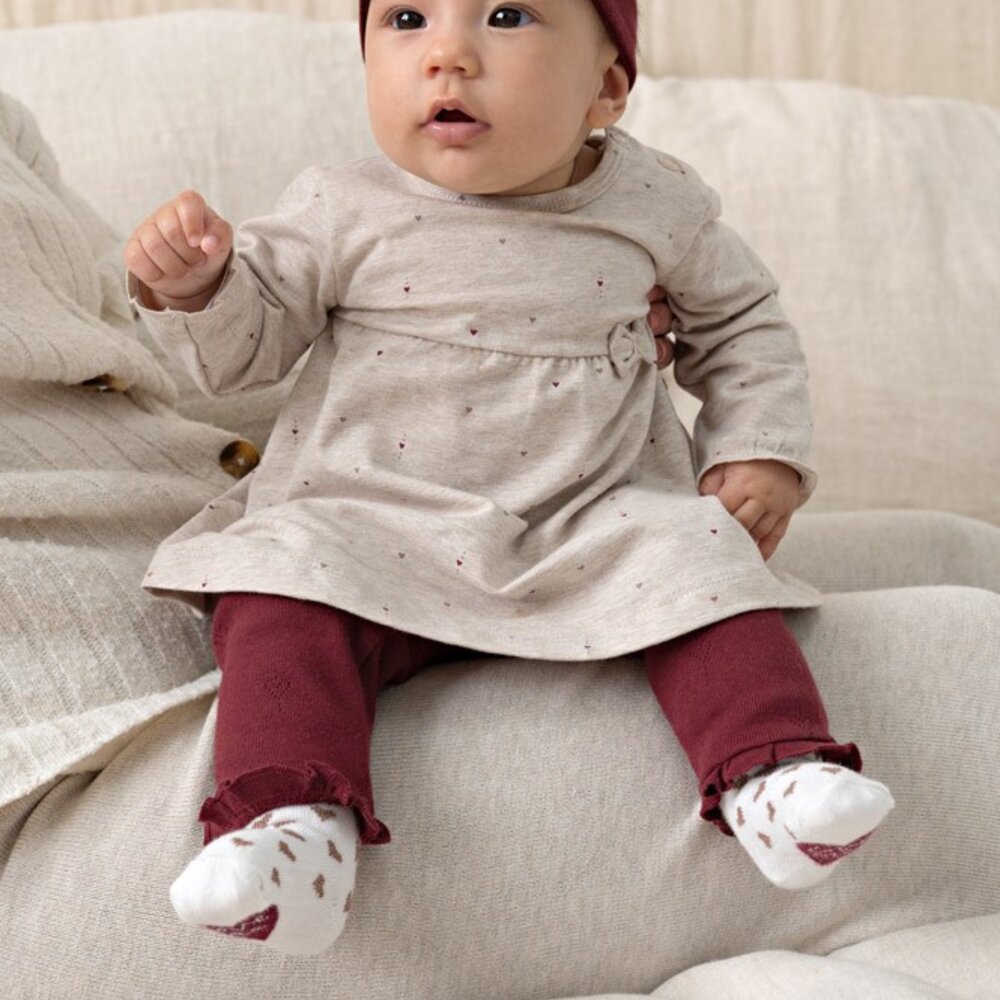 Legging pointelle rib - My Little Love Bordeaux Legging pointelle rib - My Little Love Bordeaux