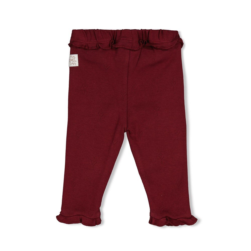 Legging pointelle rib - My Little Love Bordeaux Legging pointelle rib - My Little Love Bordeaux