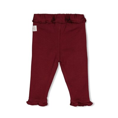 Legging pointelle rib - My Little Love Bordeaux Legging pointelle rib - My Little Love Bordeaux