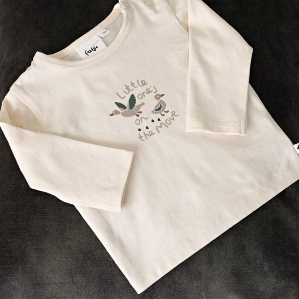 Longsleeve - Wiggle and Waddle Off white