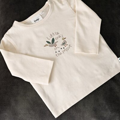 Longsleeve - Wiggle and Waddle Off white