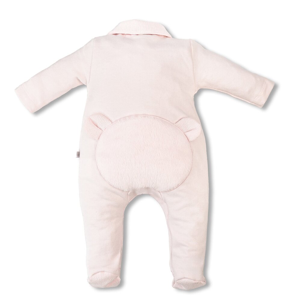 Babypakje teddy bear backside fur FIRST®One collec Blush pink Babypakje teddy bear backside fur FIRST®One collec Blush pink