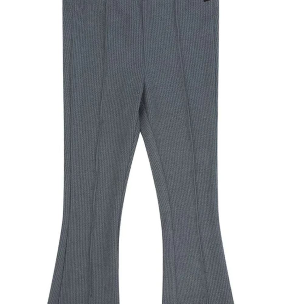 Broek met brede pijpen Dusty Petrol