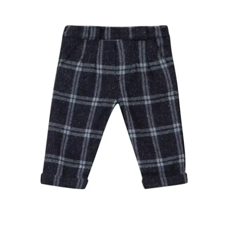 Broek geruit Marine